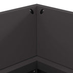 Vuurkorf Zwart 160 X 45 X 35 Cm Koudgewalst Staal