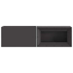 Vuurkorf Zwart 160 X 45 X 35 Cm Koudgewalst Staal