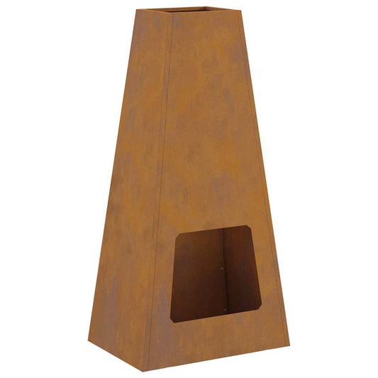 Vuurkorf Bruin 50 X 35 X 100 Cm Cortenstaal