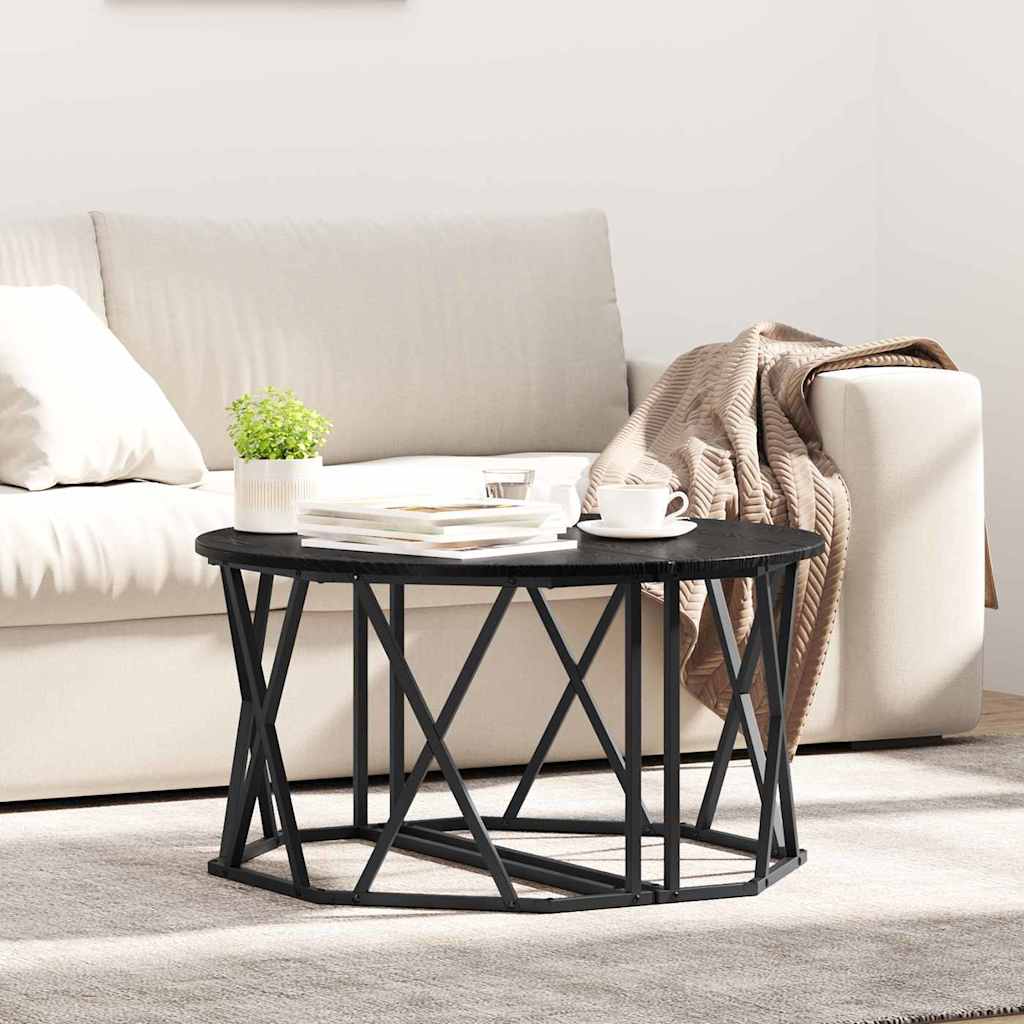 Salontafel 80 X 80 X 42 Cm Engineered Hout En Staal