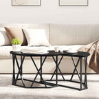 Salontafel 80 X 80 X 42 Cm Engineered Hout En Staal