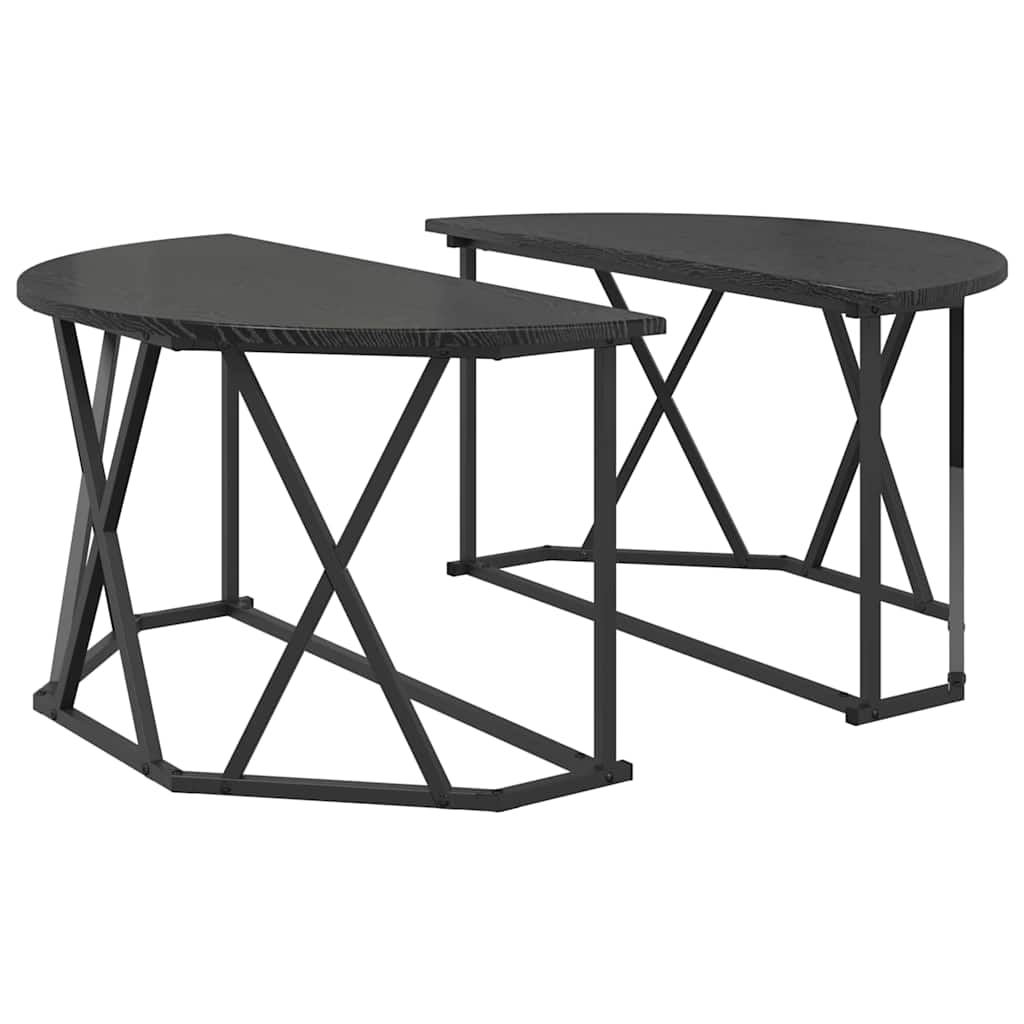Salontafel 80 X 80 X 42 Cm Engineered Hout En Staal