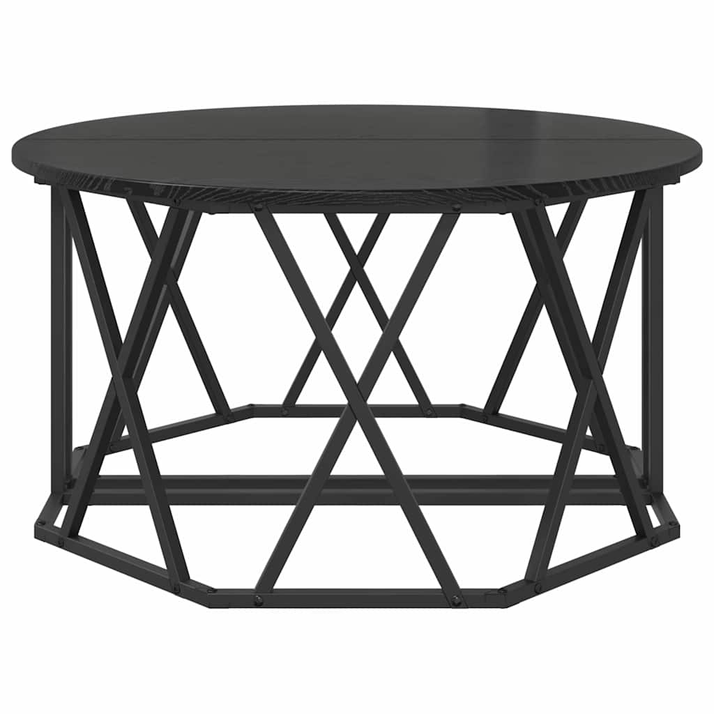 Salontafel 80 X 80 X 42 Cm Engineered Hout En Staal