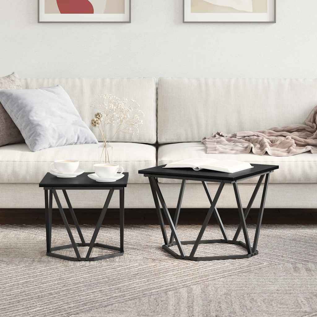 Bijzettafelset 2 Pcs 50 X 50 X 40 Cm