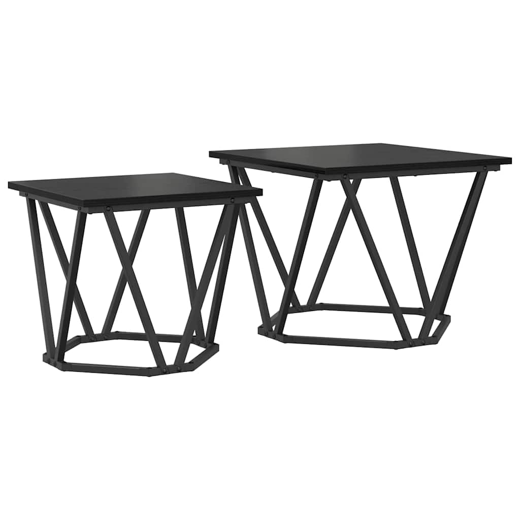 Bijzettafelset 2 Pcs 50 X 50 X 40 Cm