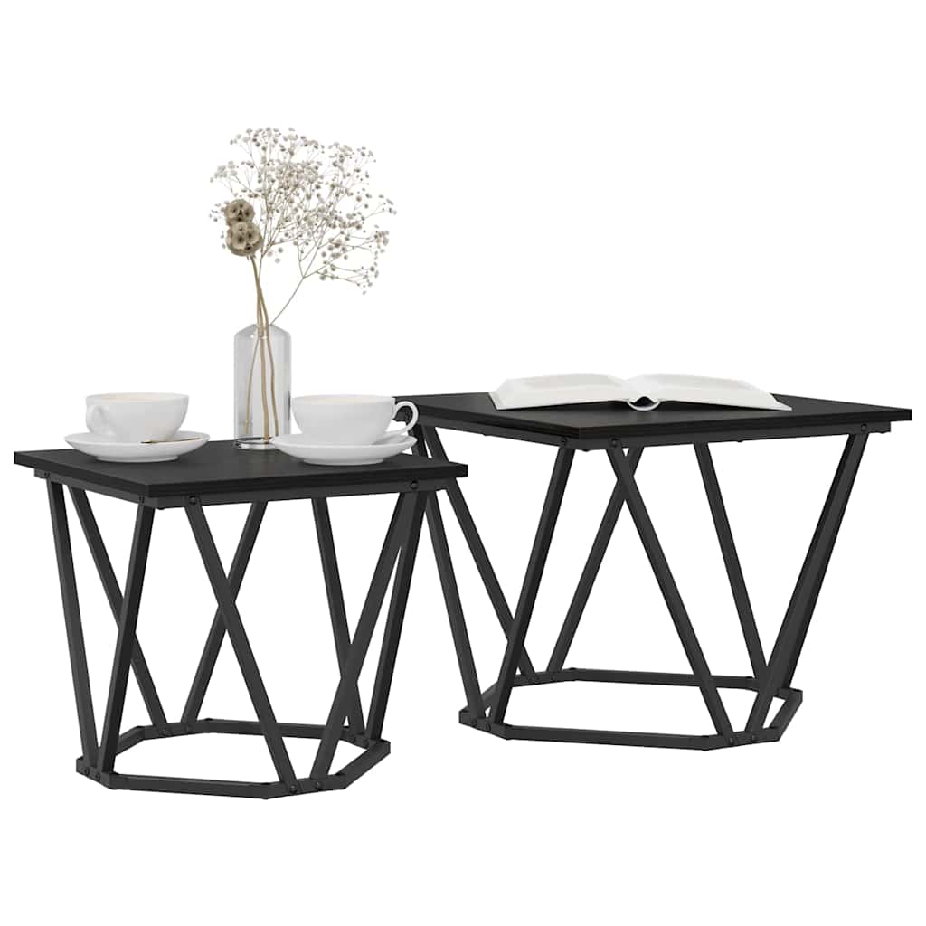 Bijzettafelset 2 Pcs 50 X 50 X 40 Cm