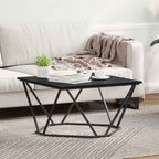 Salontafel 80 X 80 X 45 Cm Engineered Hout En Staal