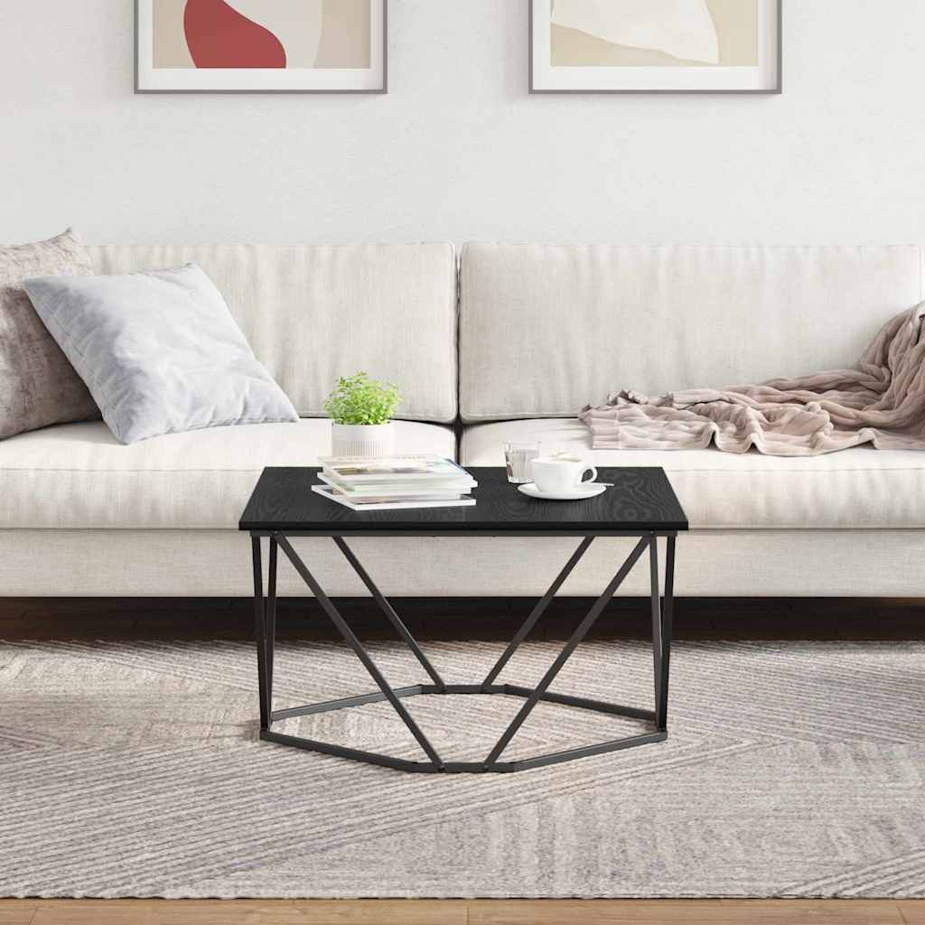 Salontafel 80 X 80 X 45 Cm Engineered Hout En Staal