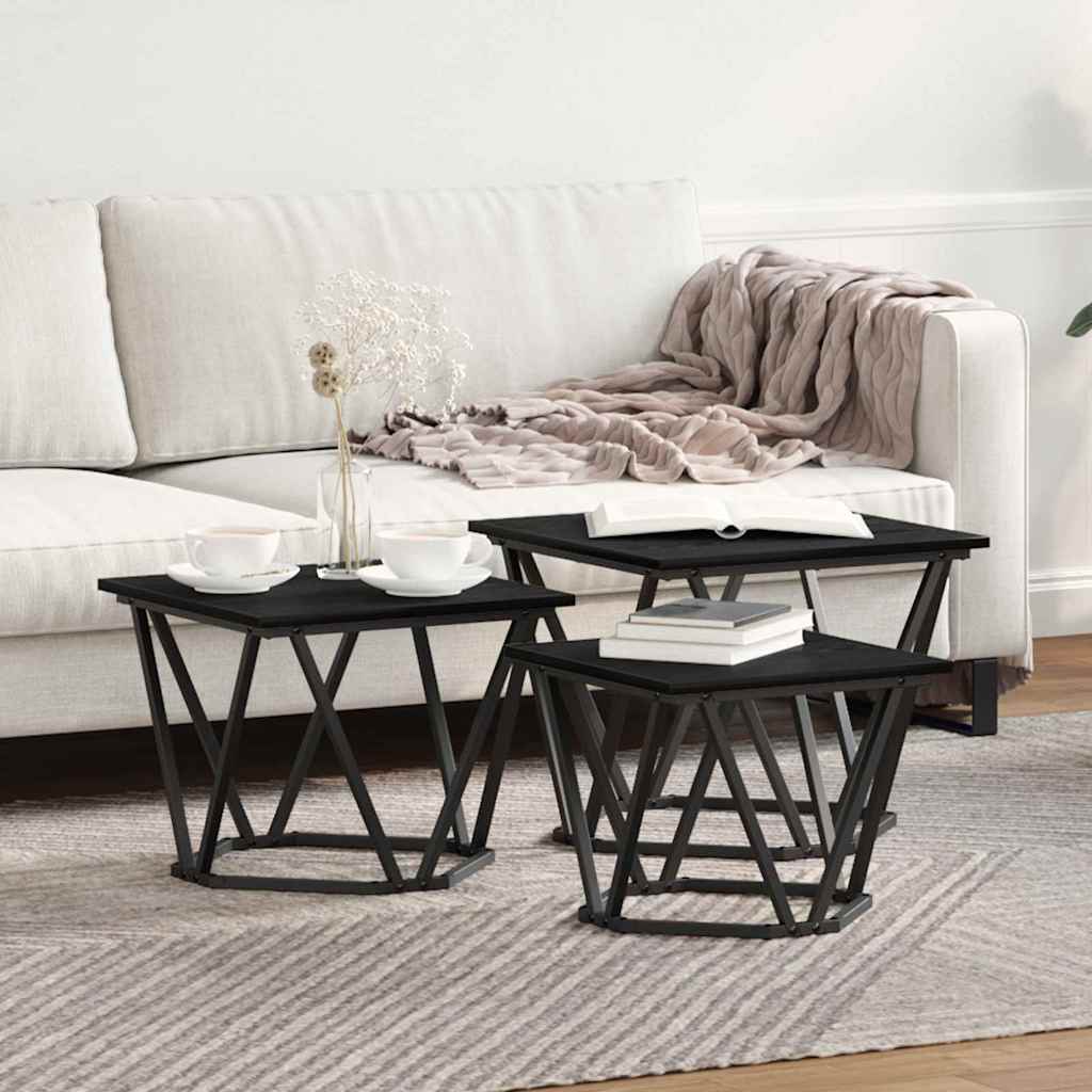 Salontafel 3 Pcs 50 X 50 X 40 Cm
