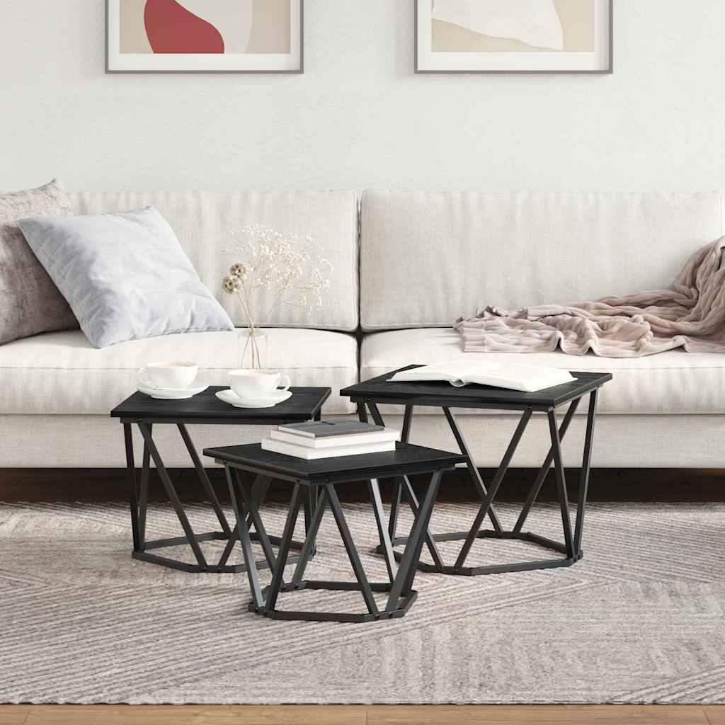Salontafel 3 Pcs 50 X 50 X 40 Cm