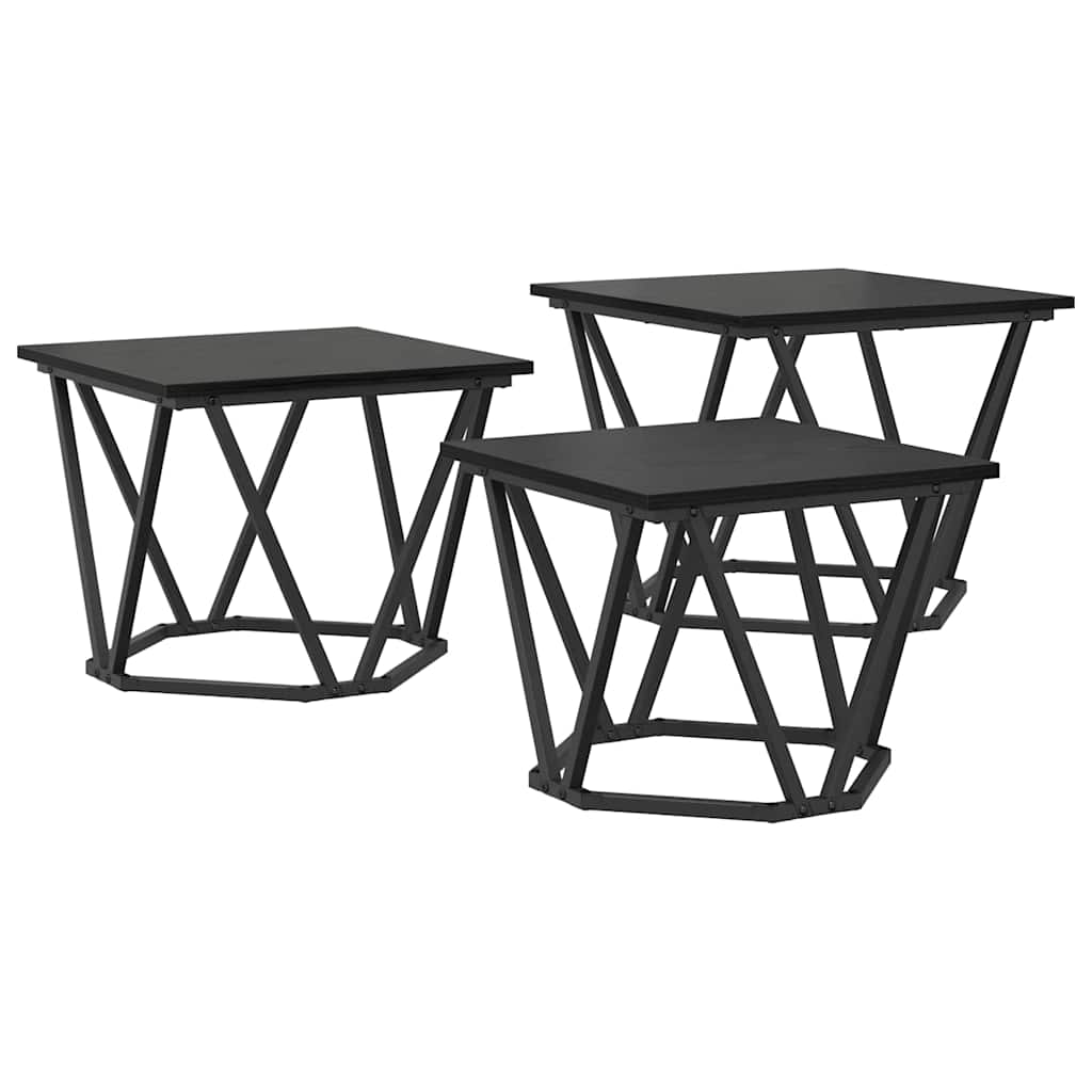 Salontafel 3 Pcs 50 X 50 X 40 Cm