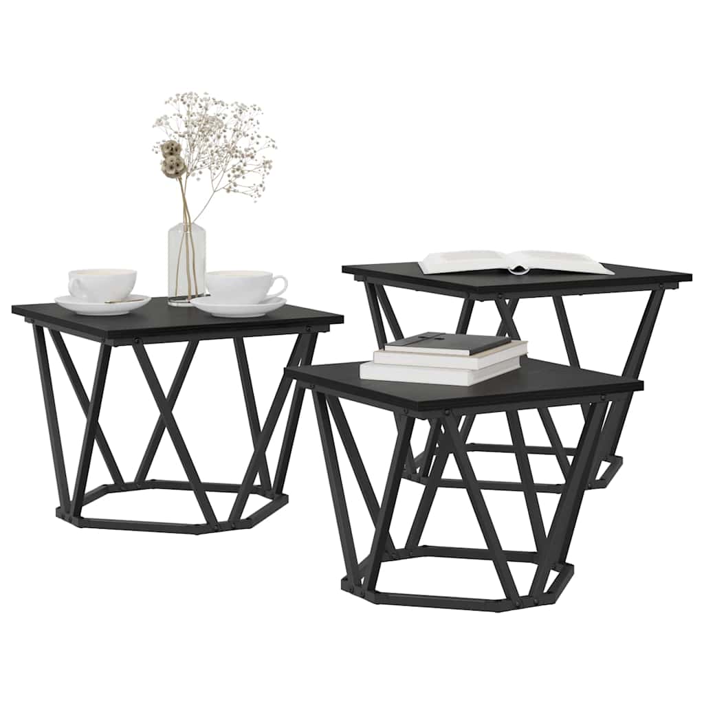 Salontafel 3 Pcs 50 X 50 X 40 Cm
