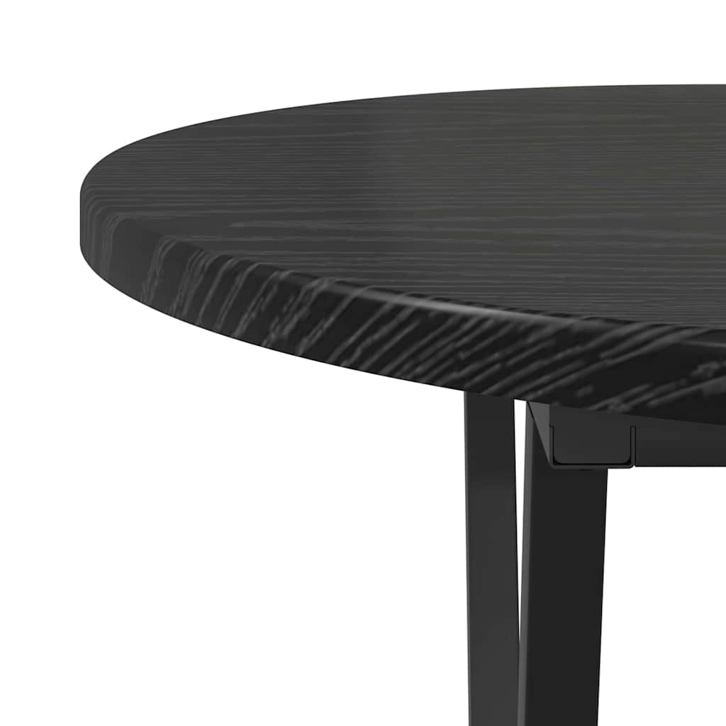 Salontafel 80 X 40 X 40,5 Cm Geperst Hout En Metaal