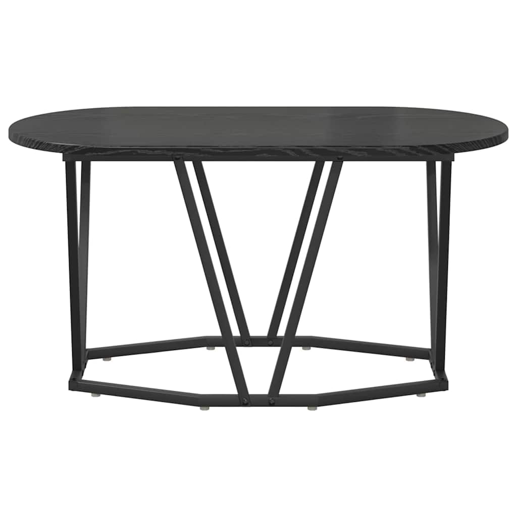 Salontafel 80 X 40 X 40,5 Cm Geperst Hout En Metaal