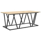 Salontafel 100 X 50 X 40 Cm Geperst Hout En Metaal