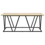 Salontafel 100 X 50 X 40 Cm Geperst Hout En Metaal