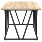 Salontafel 100 X 50 X 40 Cm Geperst Hout En Metaal