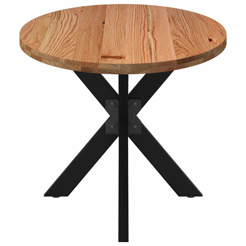 Eettafel Ovaal Massief Eikenhout Lichtbruin