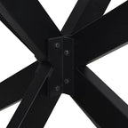 Eettafel Ovaal Massief Eikenhout Lichtbruin