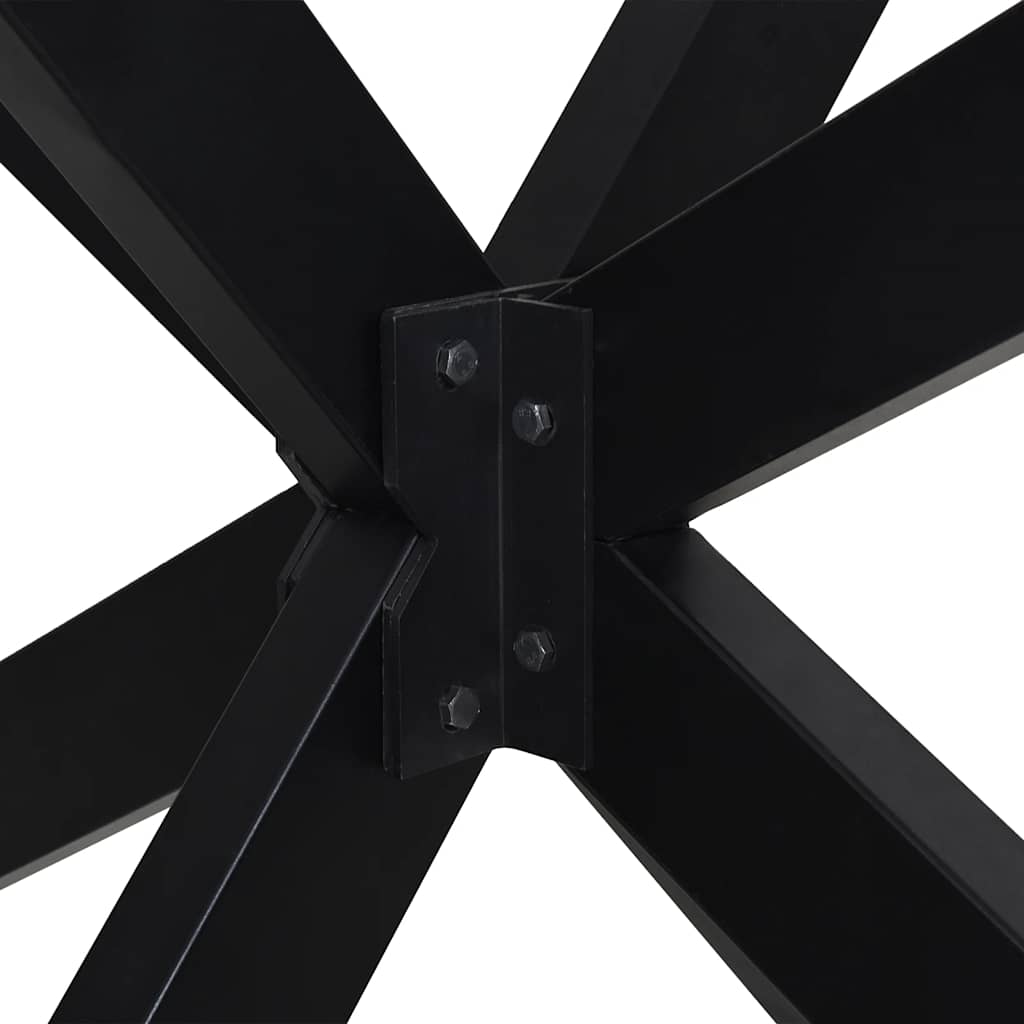 Eettafel Ovaal Massief Eikenhout Lichtbruin