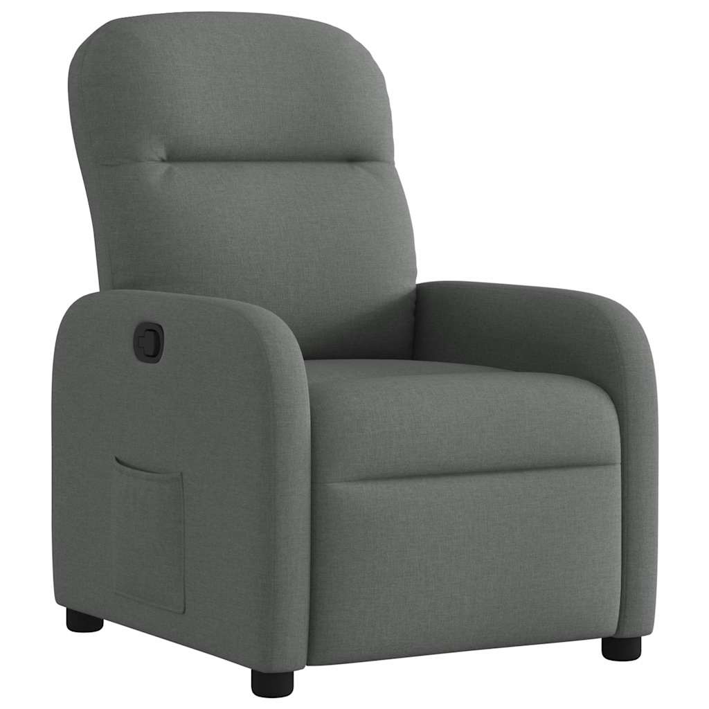 Fauteuil Verstelbaar Stof Donkergrijs