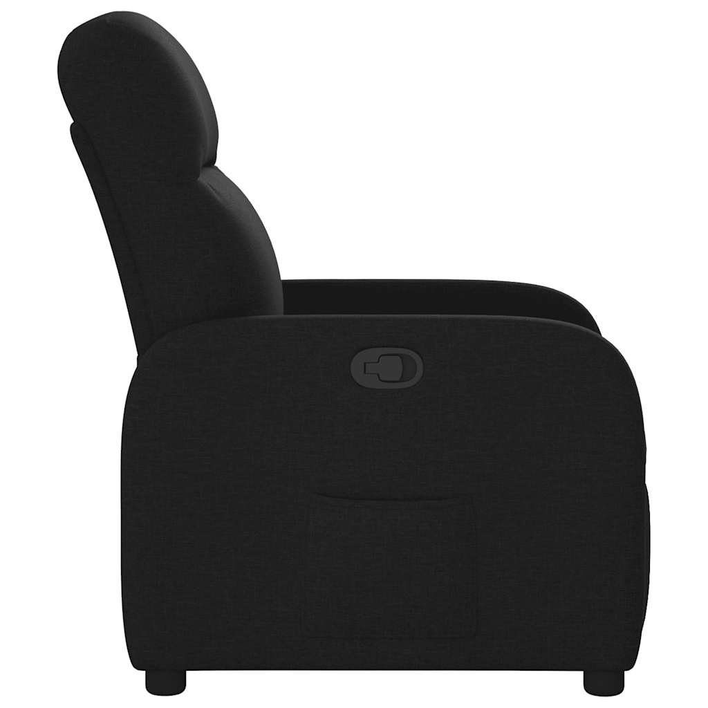 Fauteuil Verstelbaar Stof Zwart