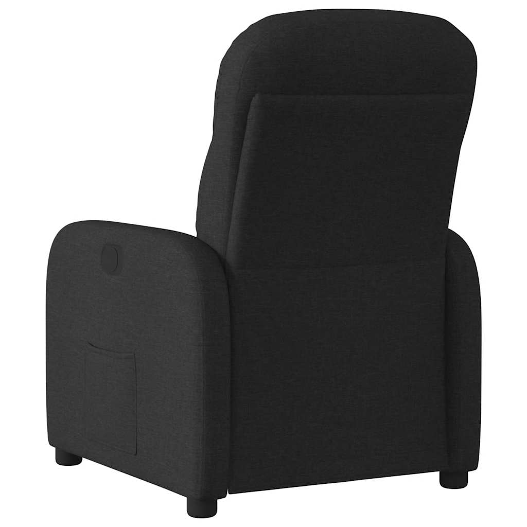 Fauteuil Verstelbaar Stof Zwart