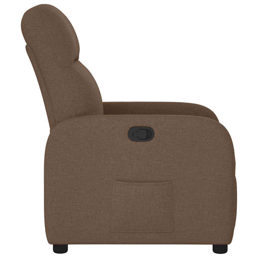 Fauteuil Verstelbaar Stof Bruin