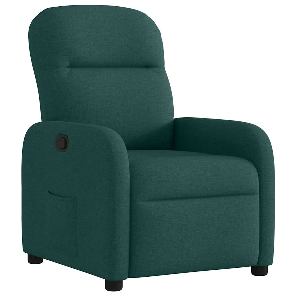 Fauteuil Verstelbaar Stof Donkergroen