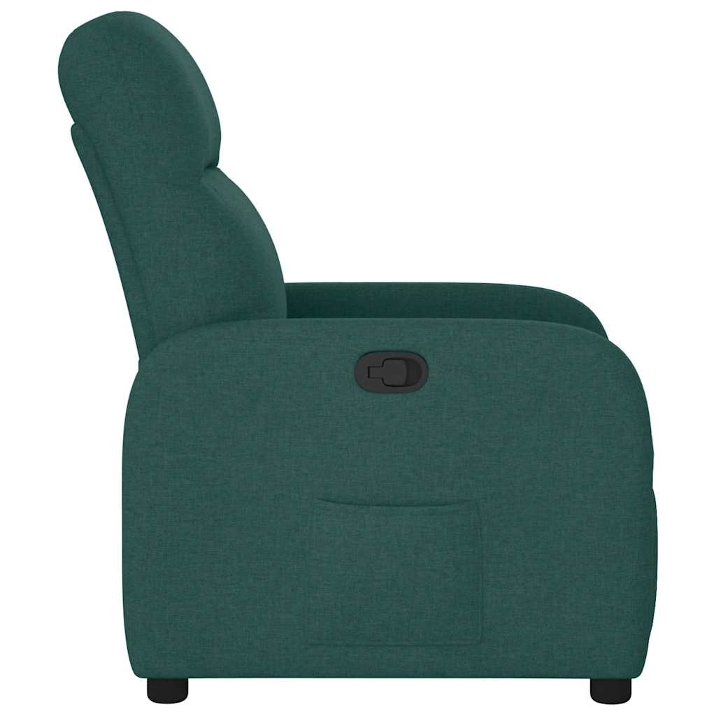 Fauteuil Verstelbaar Stof Donkergroen