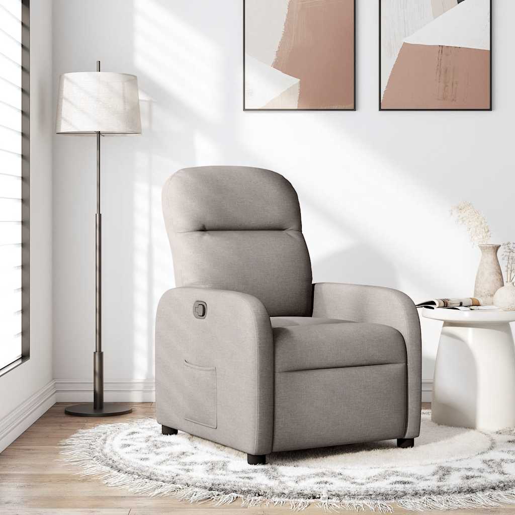 Massagestoel Verstelbaar Stof Taupe