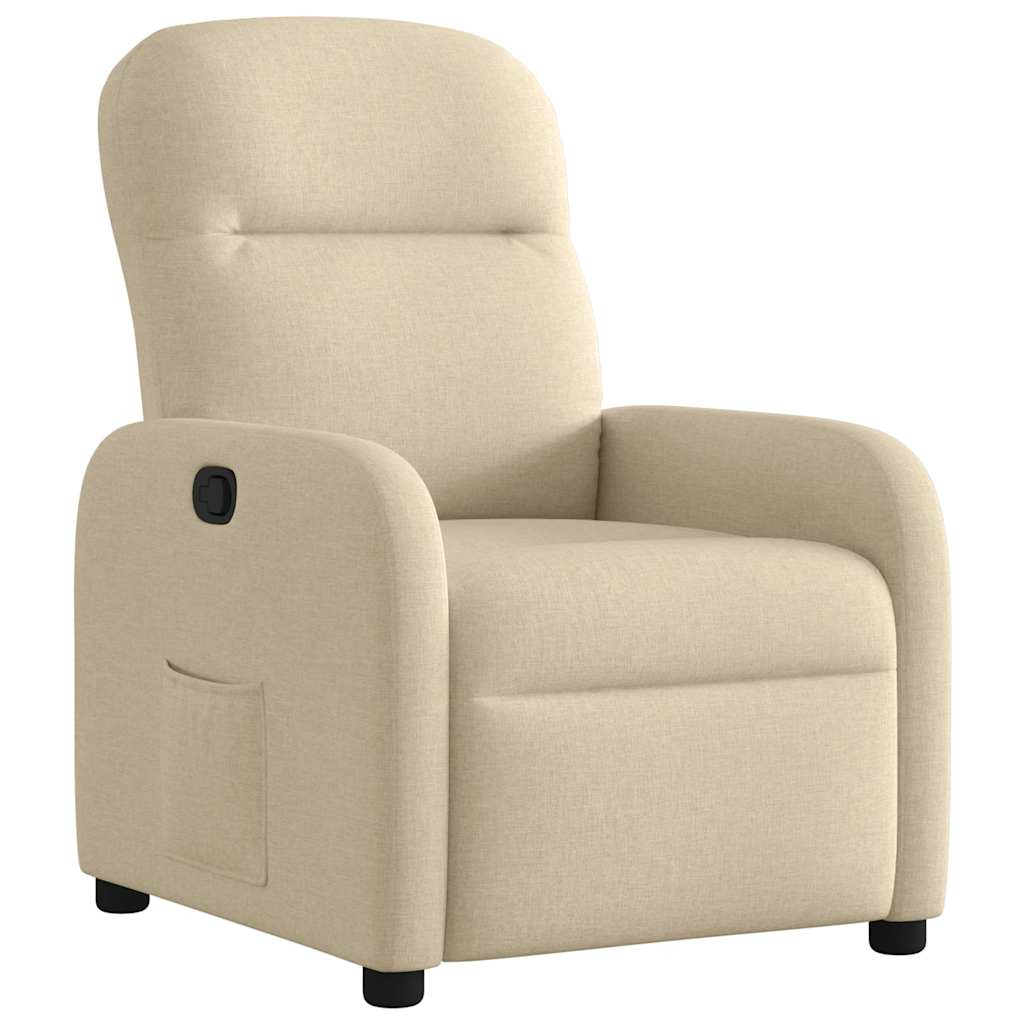 Fauteuil Verstelbaar Stof Kleurig Crème
