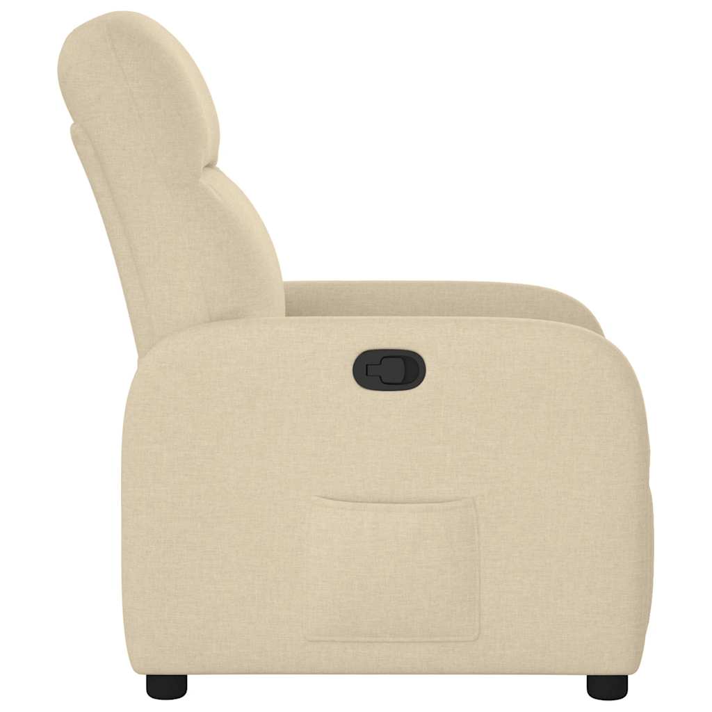 Fauteuil Verstelbaar Stof Kleurig Crème
