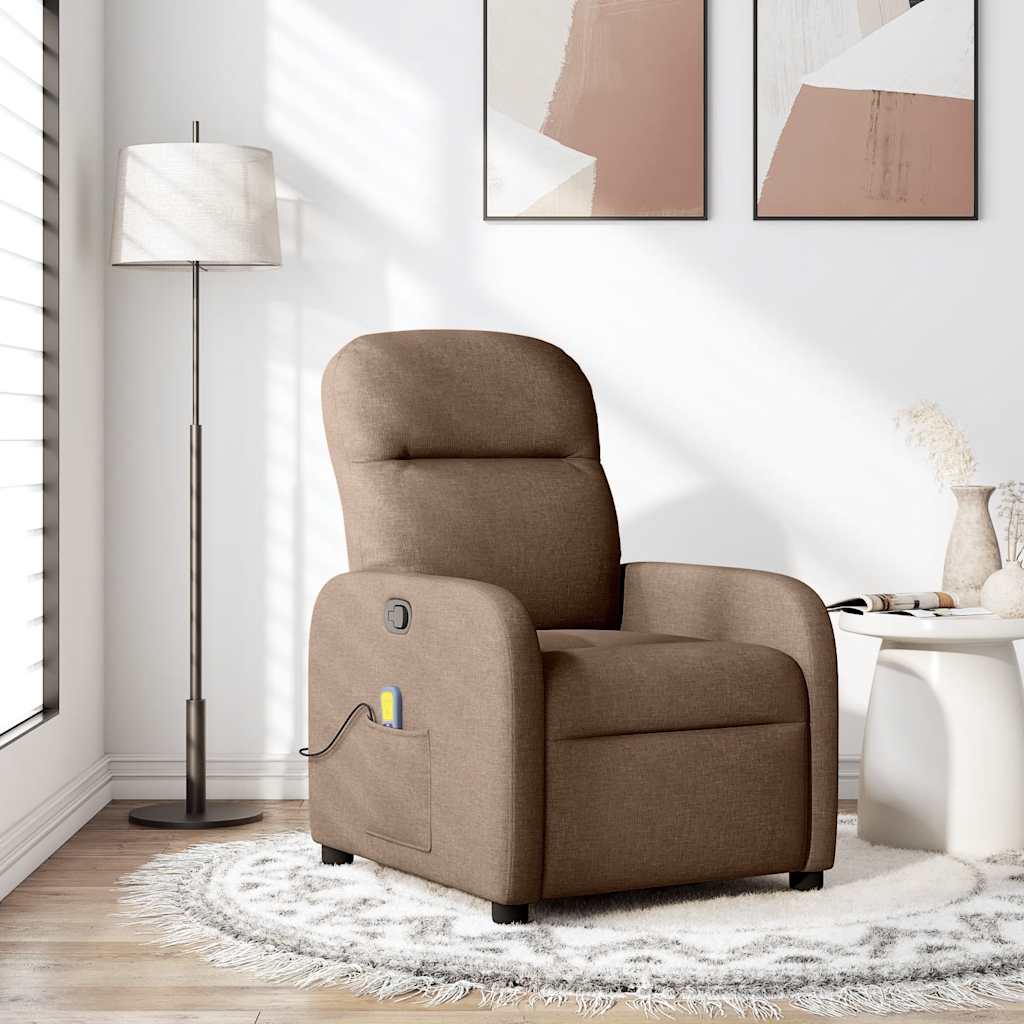 Fauteuil Verstelbaar Stof Bruin