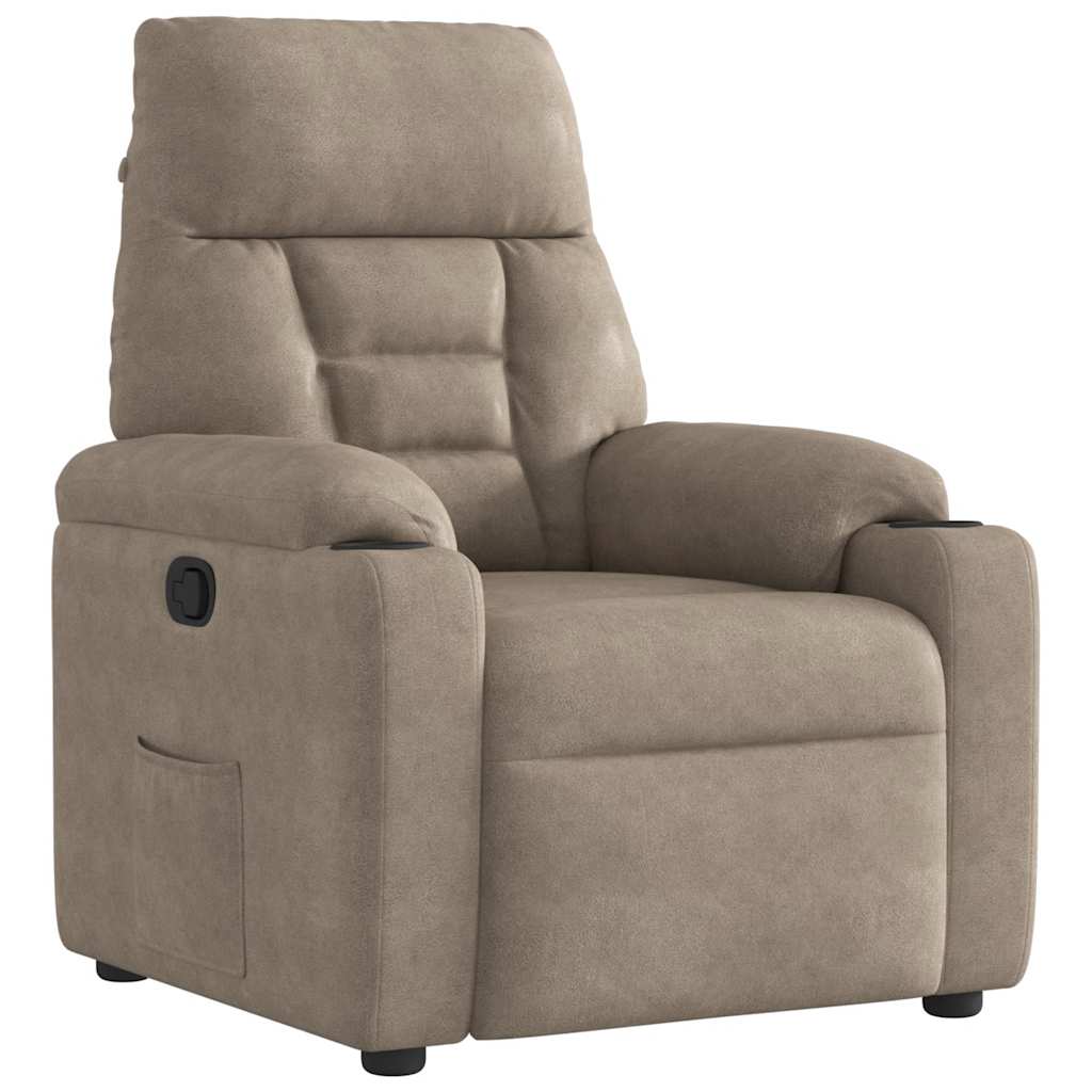Massagestoel Microvezelstof Taupe