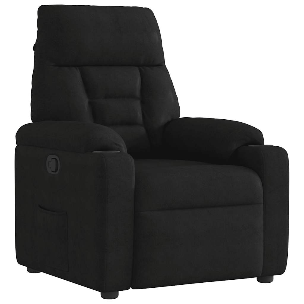 Massagestoel Microvezelstof Zwart