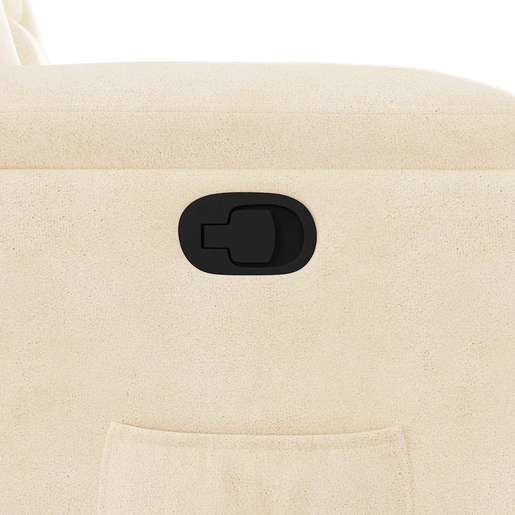 Fauteuil Verstelbaar Microvezelstof Beige