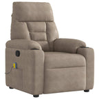 Massagestoel Microvezelstof Taupe