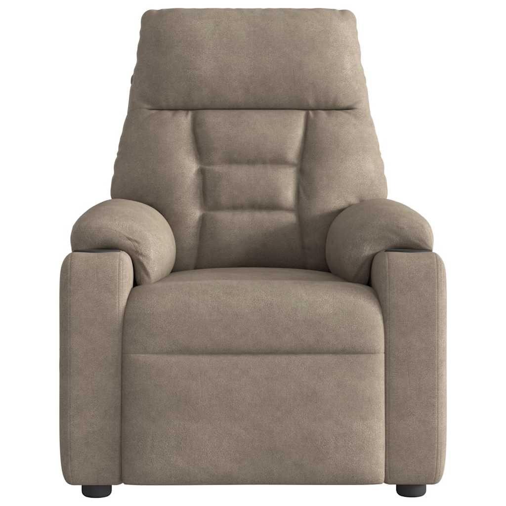 Massagestoel Microvezelstof Taupe