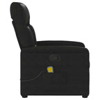 Massagestoel Microvezelstof Zwart