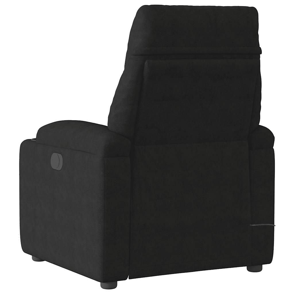 Massagestoel Microvezelstof Zwart