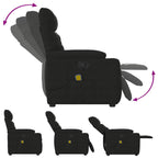 Massagestoel Microvezelstof Zwart