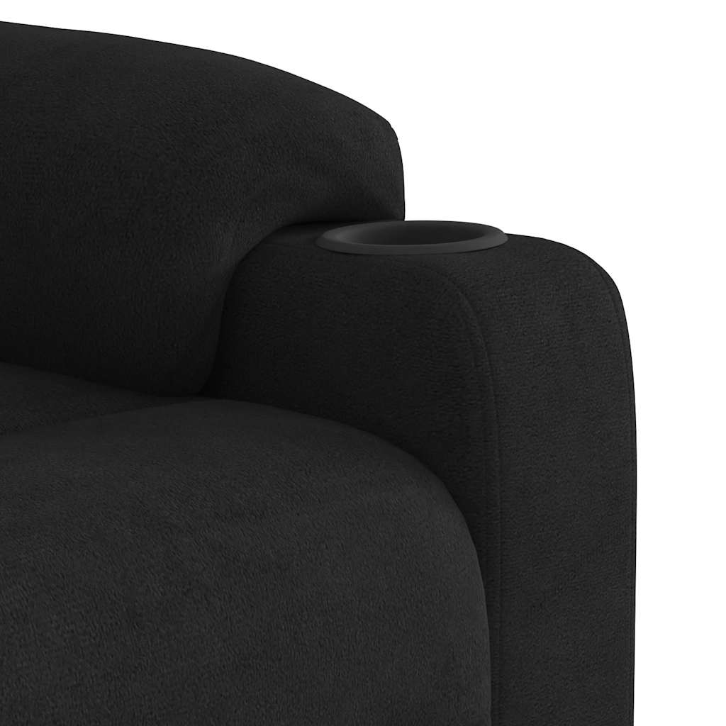 Massagestoel Microvezelstof Zwart