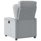 Fauteuil Verstelbaar Stof Lichtgrijs