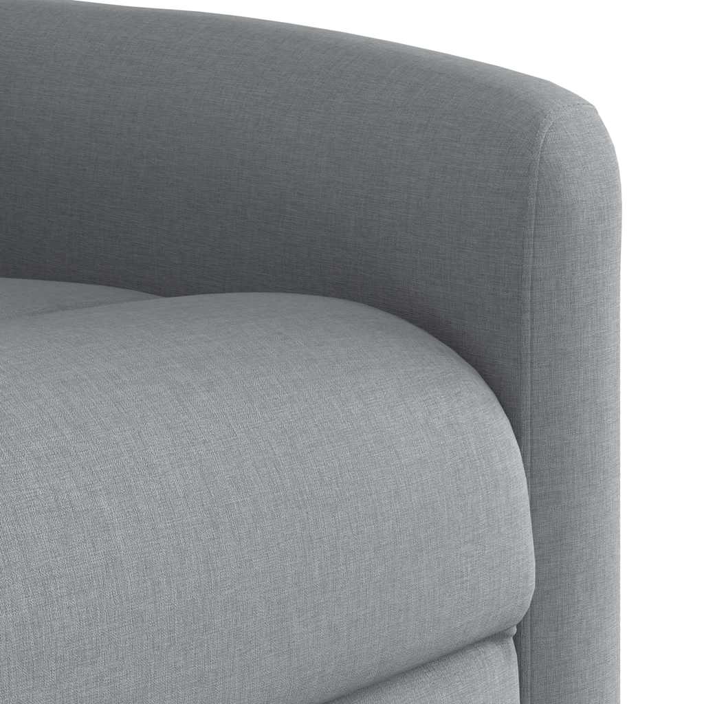 Fauteuil Verstelbaar Stof Lichtgrijs