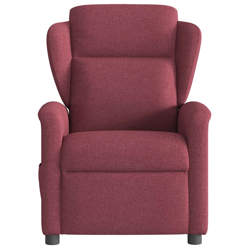 Fauteuil Verstelbaar Stof Wijnrood
