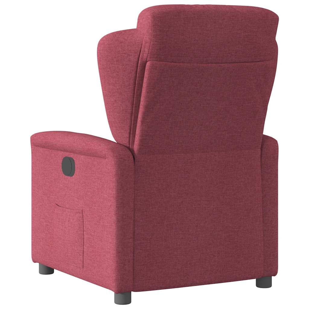 Fauteuil Verstelbaar Stof Wijnrood