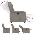 Fauteuil Verstelbaar Stof Taupe