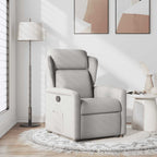 Fauteuil Verstelbaar Stof Wolk Grijs Wolkengrijs