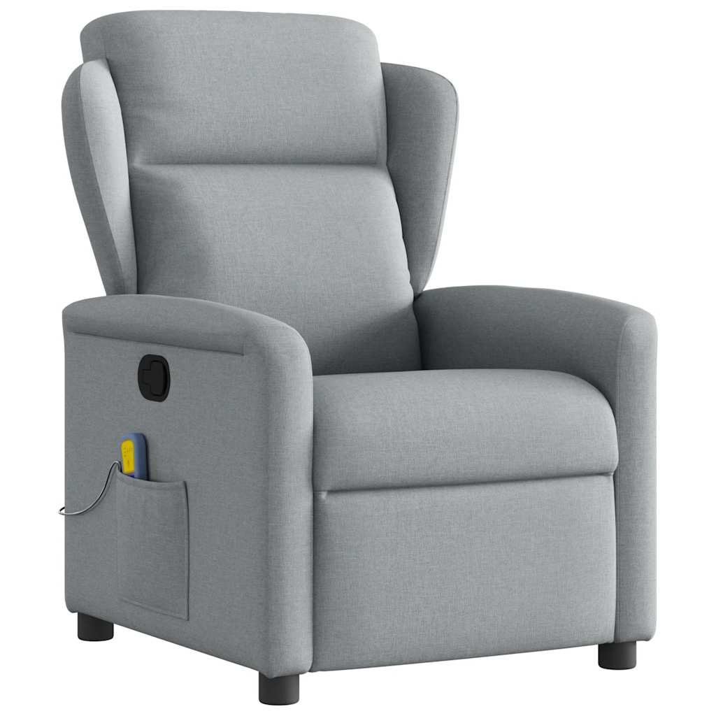 Fauteuil Verstelbaar Stof Lichtgrijs